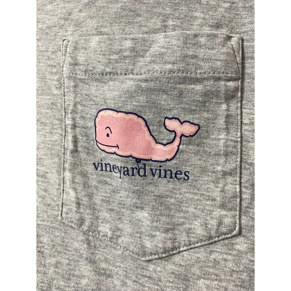 Vineyard Vines Shirt Men Small Gray Long Sleeve Tee Happy New Years 2020 - Picture 3 of 12